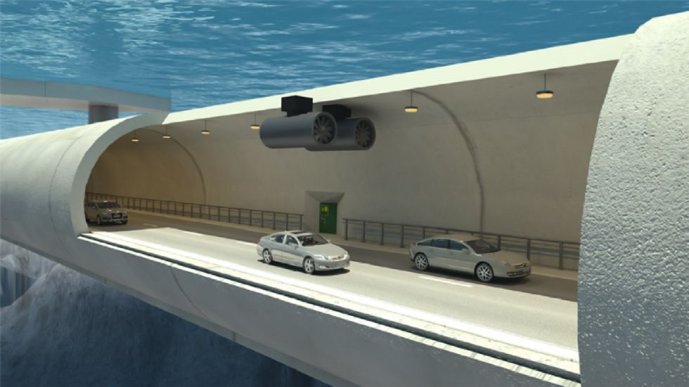 Τα εντυπωσιακά τούνελ βρίσκονται 30 μέτρα κάτω από την επιφάνεια της θάλασσας.